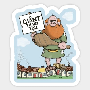 Gianit Thank You Card Sticker